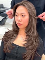 ウル 草加店(ulu)&nbsp;ブリーチハイライト髪質改善ダブルカラーレイヤーカット