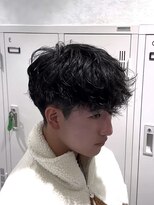 メンズヘアフェイス(Men's hair FACE。)&nbsp;無造作シャドウパーマ/メンズパーマ/スパイラルパーマ