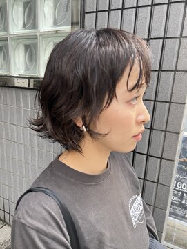 フェイス 石川町 (FACE) 外ハネパーマショートボブ