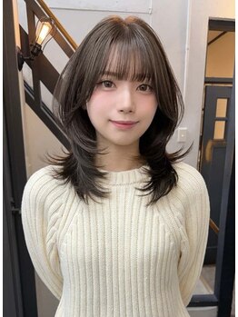 アメリ(AMELIE)の写真/担当が叶える理想の私！乾かすだけでまとまる髪と、似合わせ顔まわりカット◎