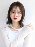 ボブミルクティーブロンドダークブルーワンホンレイヤー30代40代
