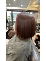 キャラ 池袋本店(CHARA)&nbsp;ダークピンクのフェイスフレーミング＆インナーカラー【大村】