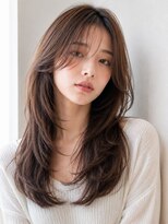 ヘアメイク ミチ 富田店(HAIRMAKE MICHI)&nbsp;【MICHI 富田店 古作蓮】セミロング レイヤー 韓国風