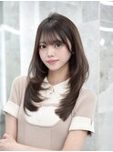 卵型似合わせ前髪 韓国レイヤーワンホンハッシュカット｢銀座｣