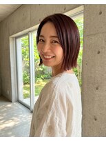 レガリタ(Regarita)&nbsp;【切りっぱなしボブ×チェリーブラウン】◎20代30代