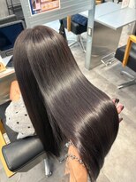 キング 京橋店(K!ng)&nbsp;縮毛矯正髪質改善レイヤーカットハッシュカットダブルカラー