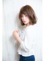 アイビー 吉祥寺(aivee) <aivee>ミディアムボブカール×ミルクティーカラー
