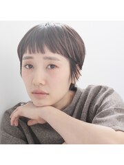 「picto」秋髪×前髪ショート