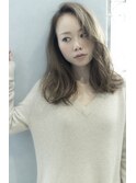 joyeux☆ゆるく巻いたセミロングスタイル