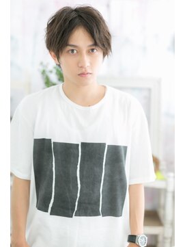 ミック ヘアアンドビューティー 大山店(miq Hair&Beauty) センターパートの無造作ショート