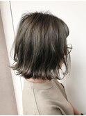 O-tete パールグレージュ外はねビフォーアフター