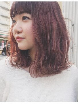 ホロホロヘアー(Hair) 【ホロホロHair】ピンク系ロブ
