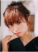 ミディアムシニヨン/20代/30代/40代/50代/岡山/表町