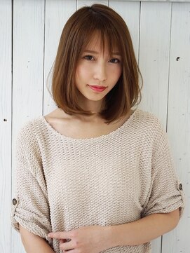 アグ ヘアー ボニー 三田駅前店(Agu hair bonny) 前髪×Aライン大人ロブ