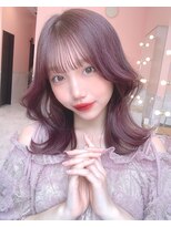 ルイ(LOUIS)&nbsp;【 LOUIS 】ブリーチなし 韓国ヘア　ラベンダーカラー