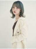 ボブ/カーキグレージュ/マッシュショート/大人かわいい[新宿駅]