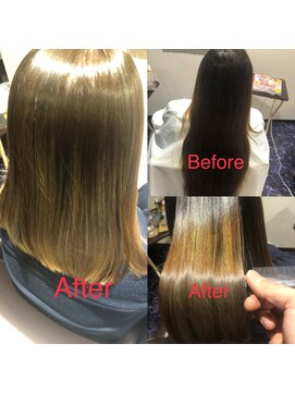 アンディヴァイド(UNDIVIDE) バリヤージュ on シルバーカラー(ミディアムスタイル)