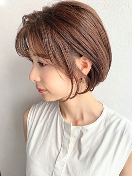 ノラ ギンザ(NORA GINZA) シースルーバング×小顔ショート×ミニボブ 20代30代40代