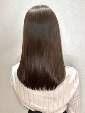 ジーナ 船橋(Zina) 髪質改善＊ロングレイヤーグレーベージュ＊美髪【Zina石井】