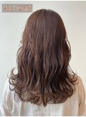 ゆる巻き×モカブラウン