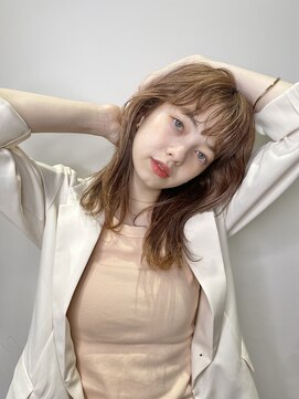 マイル 渋谷(mile) ニュアンスハイライトカラー