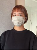 オン眉×オレンジミニボブ【本多身和子】