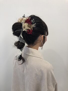 アンジュール 卒業式ヘアアレンジ