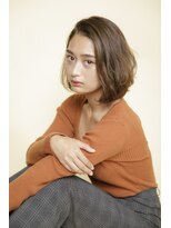 アフロディーテ 銀座(APHRODITE GINZA)&nbsp;黒髪/グレーベージュ/レイヤーロング/前髪パーマ/銀座