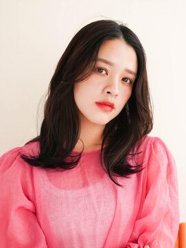 ジュール サウス 新宿南口(Joule South) ミディアムヘア/斜めバング/グレージュカラー/新宿駅