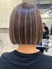 平日限定【ショートorボブの方】カット＋スペシャルハイライト+Tr￥18000