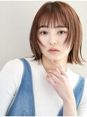 イメチェンヘアスタイル ハッシュカット フルバング 似合わせ