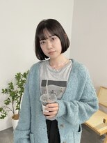 ディッシィ 立川(D'ICI)&nbsp;《SAYAKA》透明感暗髪グレージュ×ボブ