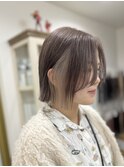 やわらかブラウン × インナーシルバーベージュ