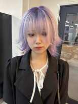 ヴェルデ(Verde)&nbsp;オリジナルデザイン パープルカラー ホワイト 武蔵小山ブリーチ