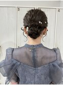 結婚式ヘアセットデートヘアアレンジライブヘアルーズヘア
