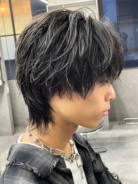 エルマーク 心斎橋(L-MARK) マッシュスパイラルパーマツイストスパイラル波巻きメンズ