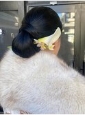 成人式アレンジ/卒業式アレンジ/卒業式ヘアセット