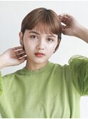 耳かけミニボブオン眉