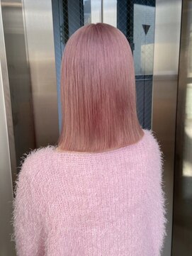 ベレーザシェルト(Beleza scelto) 11513髪質改善ラベンダーミルクティーパープル切りっぱなしボブ