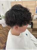 韓国マッシュスペインカールスパイキーショート〈理容室〉西川口