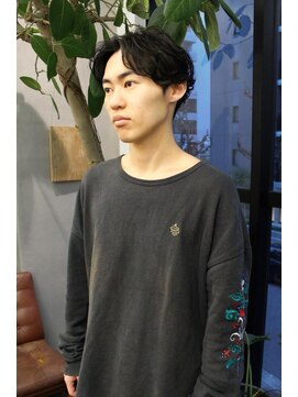 ニール シトロン 名古屋 伏見 丸の内(NEELU citron) シャドウパーマフェザーパーマメンズカット