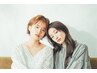 リタッチカラー＋カット＋Wトリ＋超音波ケアプロ ￥14,300～