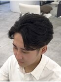 セットが楽なのにモテる【フェザーパーマ】