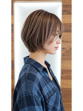 ハーツ(Heart's) ◇大人可愛い20代30代40代50代前下がりショートボブ丸みショート