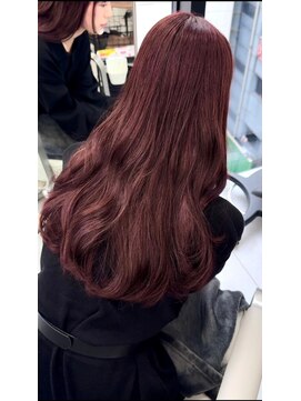 ミニョン(mignon) 韓国/ダブルカラー/ブリーチ/ピンク/学割U24/新越谷/南越谷/草加