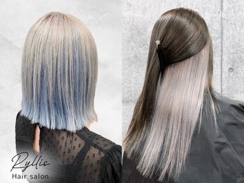 リリス(Ryllis)の写真/【カット+Wカラー(ケアブリーチ)+Tr￥19500】本物ダメージレスブリーチ技術☆最新エフェクトブリーチ導入◎