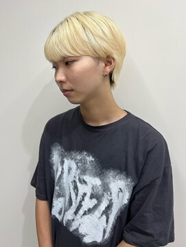 チーカ(chica) メンズハイトーン/ブロンド/ナチュラルマッシュ