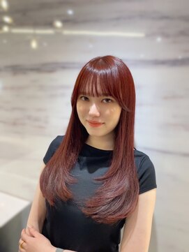 エヌ 大阪梅田店(enu) 【大阪梅田】透明感グレージュ×韓国風くびれ巻き