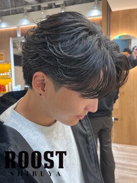 ルースト 渋谷店(ROOST) MEN’S HAIR/曲がる縮毛矯正/フェザーパーマ/渋谷