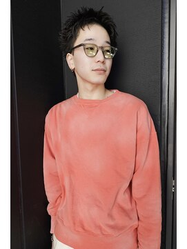 ソーレ(sole) ルーズショートスパイキーショートピンパーマメンズカット